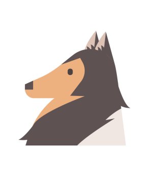 Şirin bir tilkinin vektör çizimi