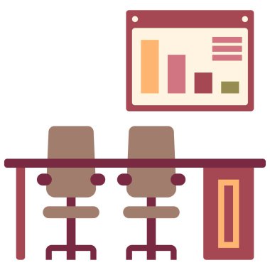 iş simgesi, vektör resimleme