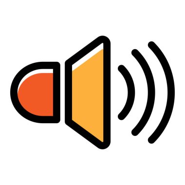 hoparlör vektör illüstrasyonu