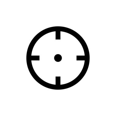 hedef simgesi. vektör illüstrasyonu