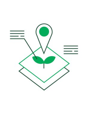 işaret ağı simgesi. Vektör illüstrasyonu 