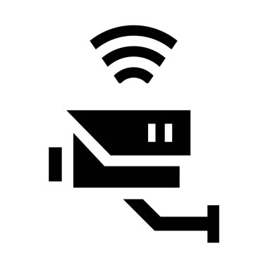 kamera web simgesi, vektör illüstrasyonu 