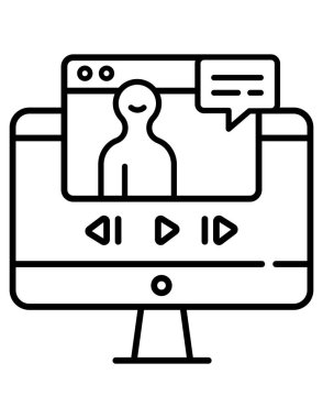 bilgisayar ve aygıt vektör simgesi