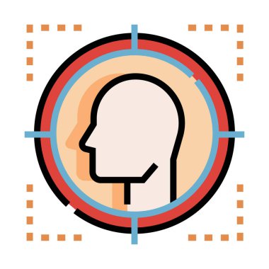 İnsan başı profil simgesi