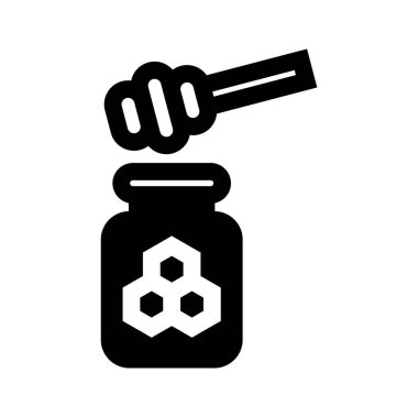 bal ağı simgesi, vektör illüstrasyonu 