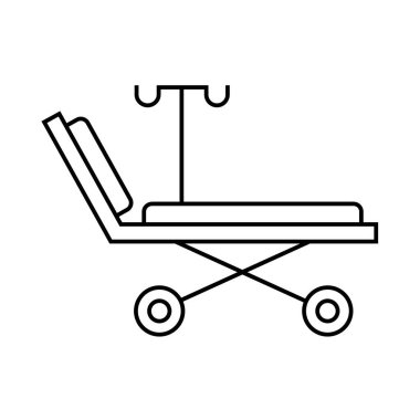 Alışveriş arabası ikonu. Web için basit tekerlekli sandalye vektör simgeleri çizimi