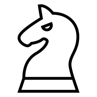 Bir atın vektör illüstrasyonu