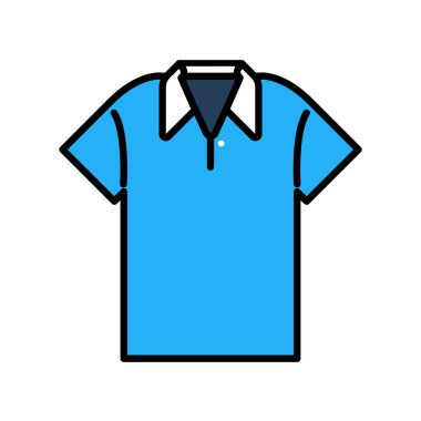 t-shirt simgesi vektör illüstrasyonu 