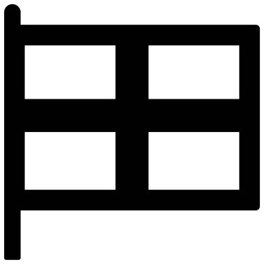 siyah ve beyaz vektör simgesi