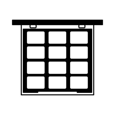Modern b 'nin vektör illüstrasyonu eksik simgesi