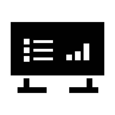 Veri analiz panosunun vektör illüstrasyonu 