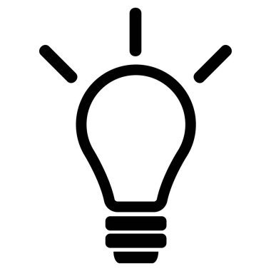 Fikir web simgesi. Vektör illüstrasyonu 