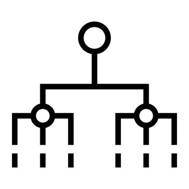 Bilim ve teknoloji çizgi vektör simgesi. 