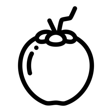 Kokteyl, simge, vektör illüstrasyonu 