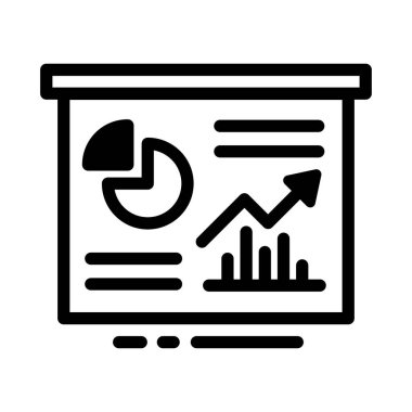 iş, simge, vektör illüstrasyonu 