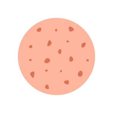 Beyaz arkaplanda izole edilmiş patates cipsi simgesi