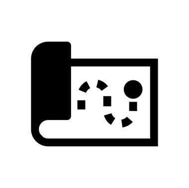 küresel harita web simgesi. Vektör illüstrasyonu 