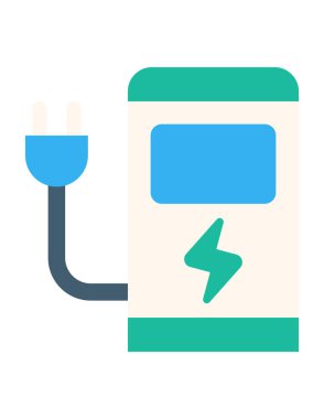 enerji ve güç vektörü simgesi