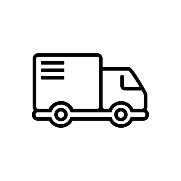 Lkw Web Ikone Vektorillustration — Stockvektor