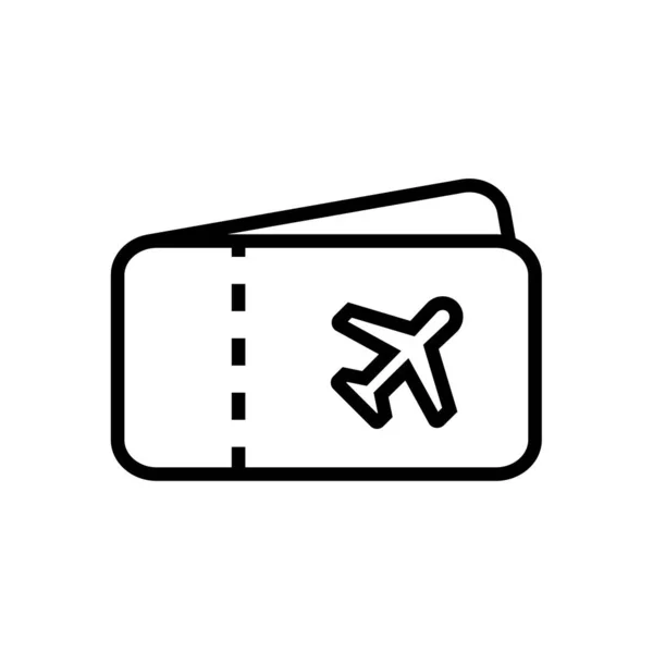 Ticket Symbol Vektorillustration — Stockvektor