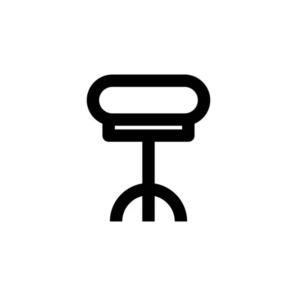 Stuhl Symbol Vektorillustration — Stockvektor