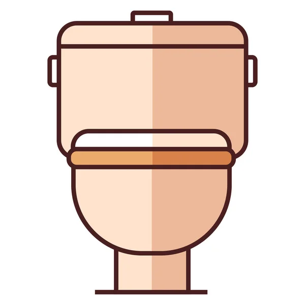Toilette Symbol Vektorillustration — Stockvektor