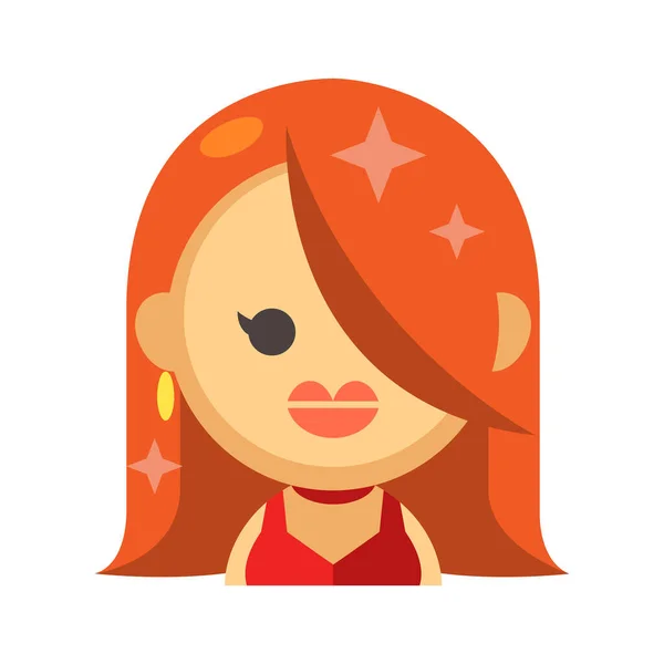 Mujer Avatar Carácter Icono Vector Ilustración Diseño — Archivo Imágenes Vectoriales