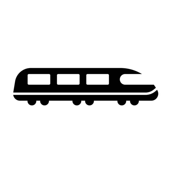 Vectorillustratie Van Het Pictogram Trein — Stockvector