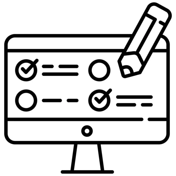 Illustrazione Vettoriale Icona Piatta Learning — Vettoriale Stock