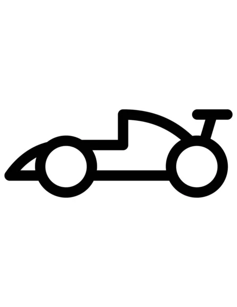 黒と白の車のアイコンのベクトル図 — ストックベクタ