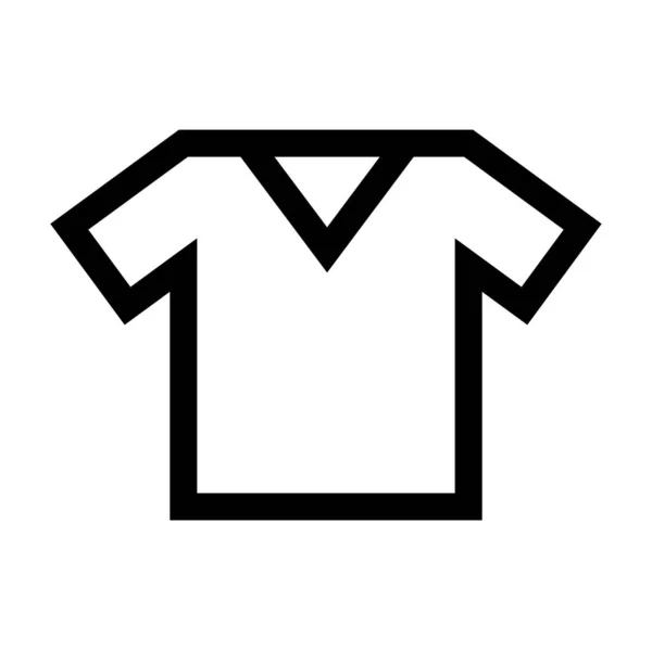 Shirt Web Icon Vector Illustration — Stock Vector