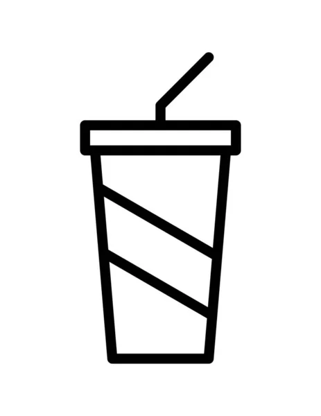 Icona Web Drink Illustrazione Vettoriale — Vettoriale Stock