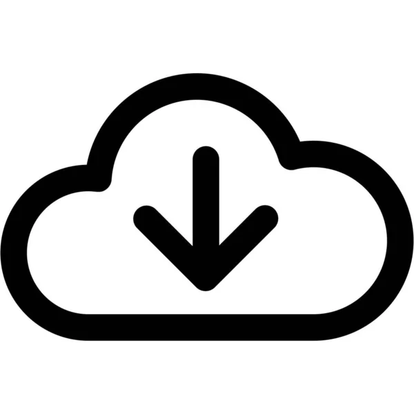 Icône Technologie Cloud Illustration Vectorielle — Image vectorielle