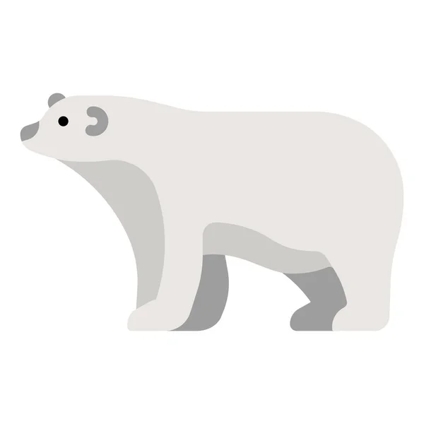 Ilustração Vetorial Ícone Urso Polar —  Vetores de Stock