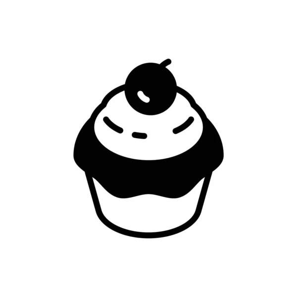 Kuchen Symbol Vektor Illustration — Stockvektor