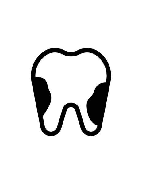 Tooth Icon Simple Illustration Dental Vector Icons Web — Stock Vector