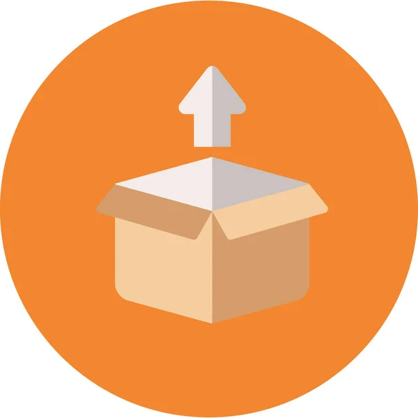 Box Icon Vektor Illustration — Stockvektor