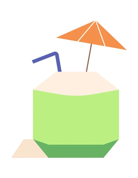 Cocktail Icoon Vectorillustratie — Stockvector