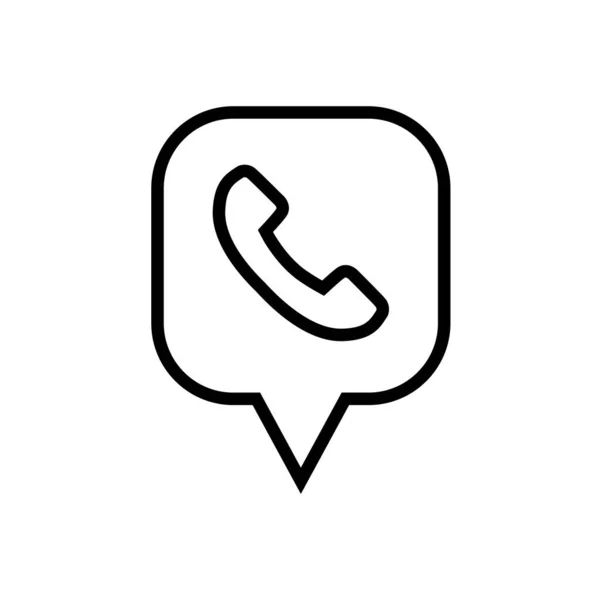 Phone Icon Vector Illustration — Stock Vector