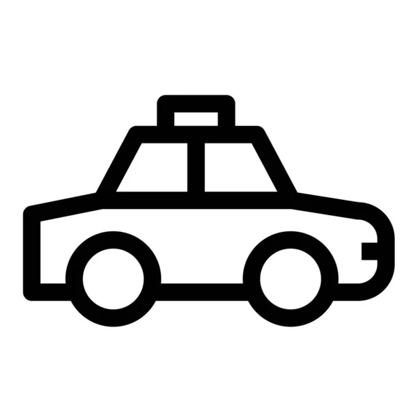 Taxi Icono Ilustración Vectorial — Vector de stock