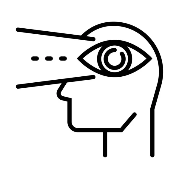 Ögonikon Vektor Illustration — Stock vektor