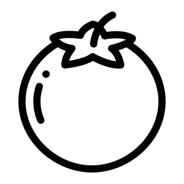 Tomate Symbol Vektorillustration — Stockvektor