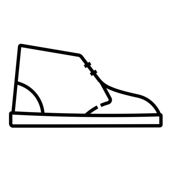 Bir Ayakkabının Vektör Illüstrasyonu — Stok Vektör