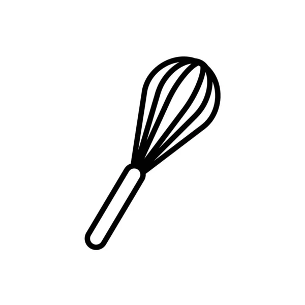 Whisk Web Icon Ilustração Vetorial — Vetor de Stock