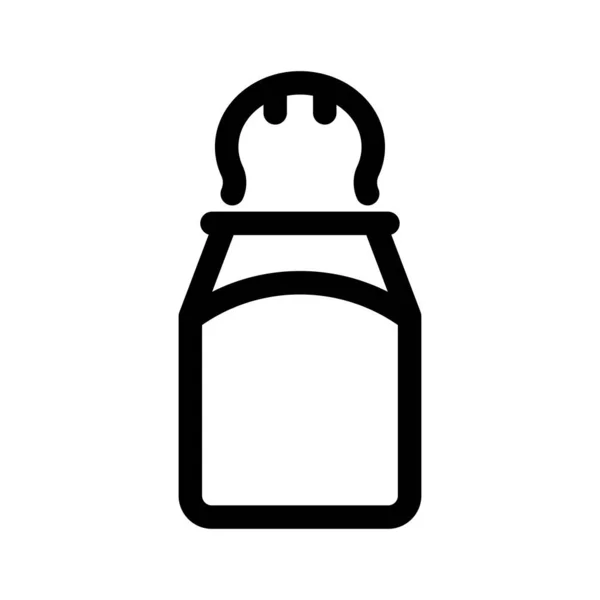 Fles Vector Lijn Pictogram — Stockvector