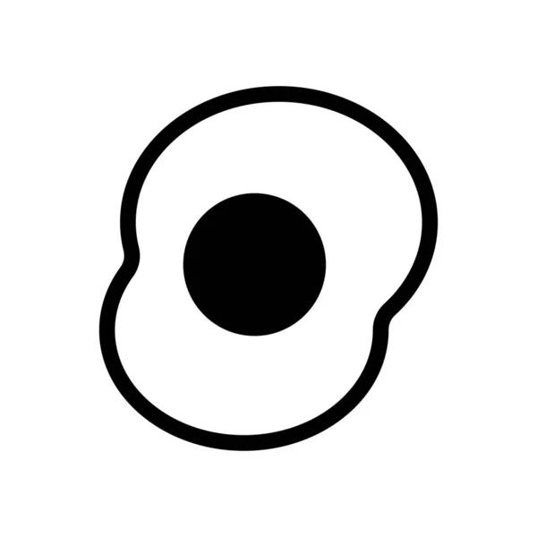 Illustration Vectorielle Icône Donut Isolé — Image vectorielle