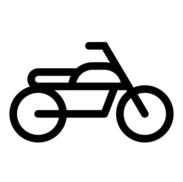 バイクアイコンベクトルイラスト — ストックベクタ