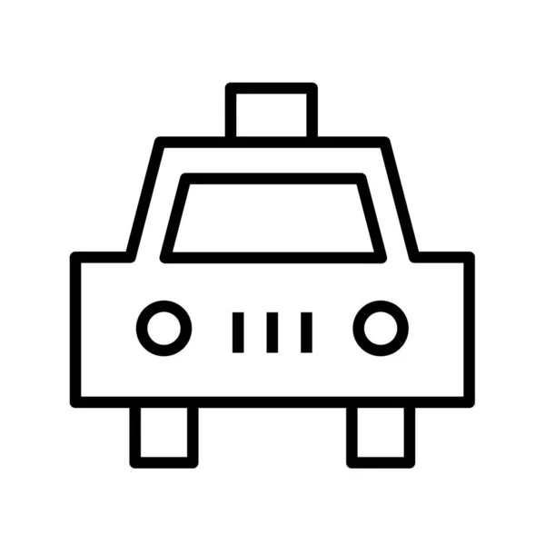 Táxi Ícone Ilustração Vetorial — Vetor de Stock