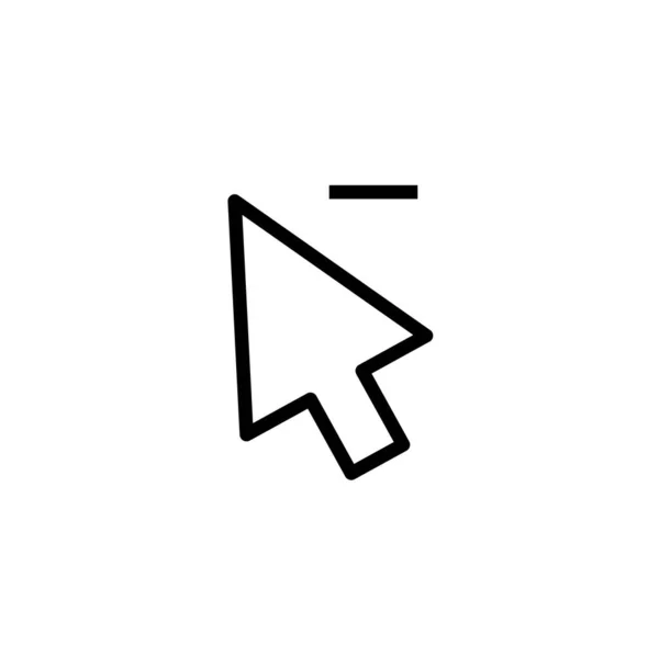 Signo Flecha Icono Web Ilustración Vectorial — Vector de stock