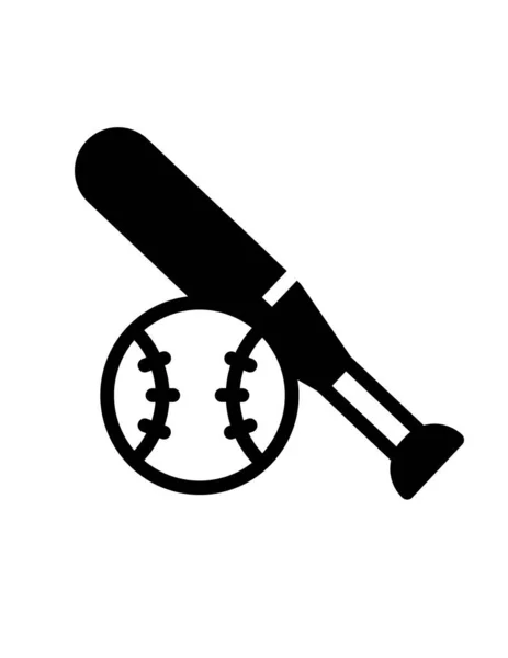 Baseball Symbol Vektorillustration — Stockvektor